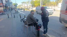 Otomobil ve Motosiklet Çarpıştı