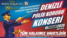 Denizli’de Polis Haftası’na özel konser düzenlenecek