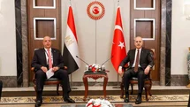 TBMM Başkanı Kurtulmuş ve Mısır Temsilcisi Badawy Görüştü