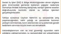 Adana'da Taşkın Uyarısı Yapıldı