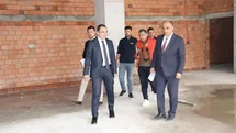 Tavşanlı'da Yeni Okul İnşaatı İncelendi