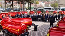 Bilecik’te 31 adet yangın söndürme tankeri köylere dağıtıldı
