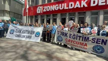 Zonguldak'ta Eğitimciler Protesto Eylemi Düzenledi