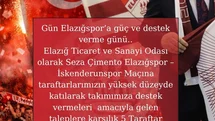 Elazığspor Taraftarlarına Otobüs Desteği