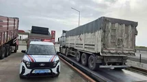 Jandarmadan tonaj uygulaması: 2 araca 120 bin lira ceza kesildi