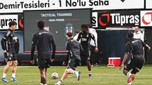 Beşiktaş Antrenman Yaparak Hazırlıklarını Sürdürüyor