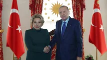 Cumhurbaşkanı Erdoğan, Rusya Federasyon Konseyi Başkanı Matviyenko’yu kabul etti