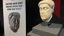 İzmir'de Smyrna Heykel Başının Sergilenişi