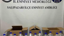 Samsun'da Kaçak Alkol Operasyonu