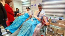 Erzurum’da "Kan Bağışı Hayat Kurtarır" kampanyasına yoğun katılım
