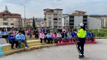 Bilecik’te öğrencilere uygulamalı trafik eğitimi