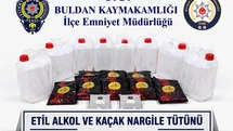 Buldan’da kaçak alkol ve tütün operasyonu düzenlendi