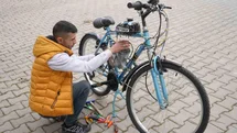 Kastamonu'da Mobil Bisiklet Üretildi