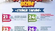 Atakum Belediyesinden özel 23 Nisan programı