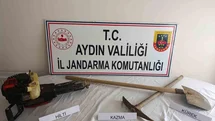 İzinsiz kazı yaptı, suçüstü yakalandı