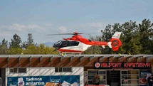 Genç Kızın Yardımına Ambulans Helikopter Ulaştı