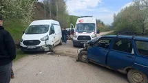 Tokat'ta Trafik Kazası Meydana Geldi