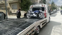 Isparta'da Motosiklet Denetimi
