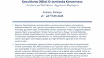 ‘Çocukların Dijital Ortamlarda Korunması: Uluslararası Politika ve Uygulama Paylaşımı’nın ortak sonuç bildirisi yayımlandı