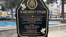 Erzincan'da Masumiyet Çınarları Dikti
