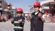 Düzce'de Çocukların İtfaiyeci Hayali Gerçekleşti