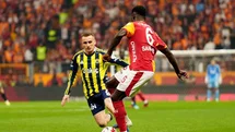 Trendyol Süper Lig: Galatasaray: 1 - Fenerbahçe: 0 (İlk yarı)