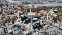 Ayasofya’da dev restorasyonda kritik aşama: Kubbe kapatılıyor