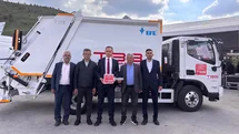 TBB'den Çamlıyayla Belediyesi'ne 1 Adet Çöp Kamyonu Hibe Edildi