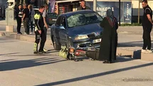 Konya'da Motosiklet Kazası