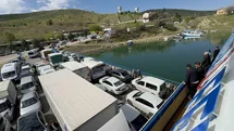 Elazığ'da Feribot Kuyruğu Sorunu