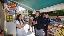 Başkan Şimşek esnafın istek ve önerilerini yerinde dinledi