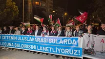Ankara'da Sumud Filosuna Protesto