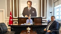Müdür Karadağ'dan Mezitli Kaymakamı Öztürk 'e Hayırlı Olsun Ziyareti