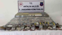 Manavgat’ta 5 bin paket kaçak sigara ele geçirildi