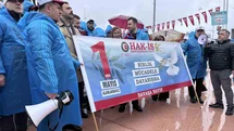 HAK-İŞ Taksim'de Anma Töreni Düzenledi