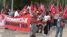 Denizli'de 1 Mayıs Yürüyüşü