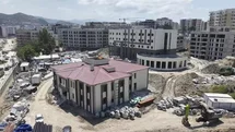 Defne'de Jandarma Binası İnşaatı Devam Ediyor