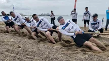 Mersin'de Halat Çekme Turnuvası Heyecanı