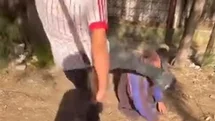 İzmir'de Yaşlı Adamın Tekme Darbesi