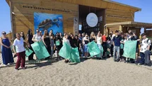 Erasmus Öğrencilerinden Manavgat'ta Temizlik Etkinliği