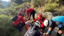Muğla'da Yürüyüşte Ayağı Kırıldı