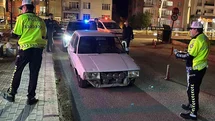 Sigortasız, muayenesiz ve plakasız araç sürücüsüne 12 bin 942 lira ceza