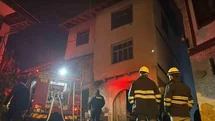 Safranbolu’da 2 katlı müstakil evde yangın paniği