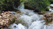 Adana'da Yağış Sonrası Şelale Görüntüsü