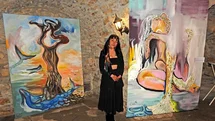 Çeşme'de Sanat Dolu Bir Sergi Açıldı