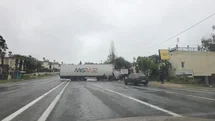 Yağışlı Hava Kazaya Neden Oldu