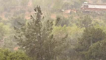 Kahramanmaraş'ta Sağanak Yağış Etkili Oldu