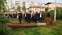 Şanlıurfa'da Fırtına Sonrası İnceleme Yapıldı