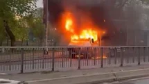 İstanbul Eyüpsultan'da Kamyonet Yangını