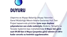 MESKİ’den Önemli Duyuru: Akdeniz, Yenişehir ve Toroslar’da Su Kesintisi! 36 Saat Sürecek